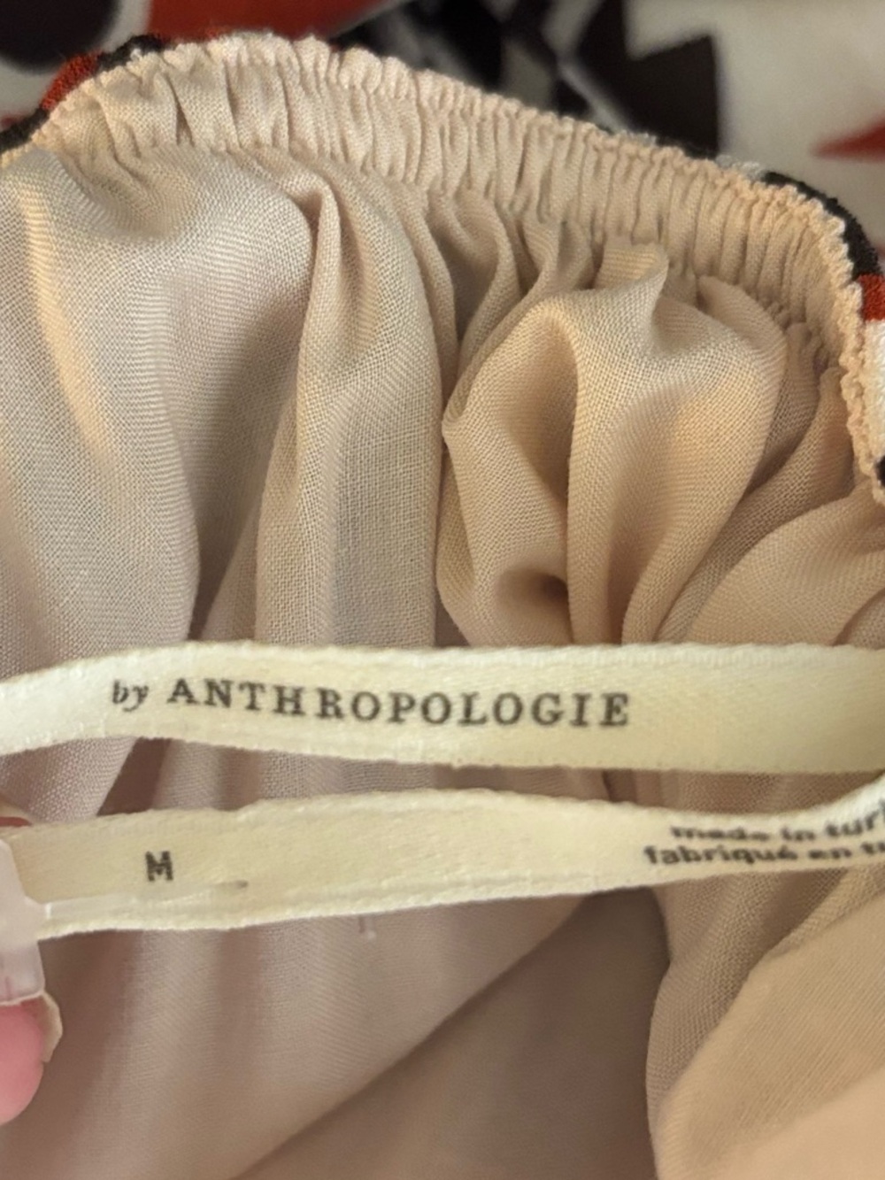 Anthropologie Maxi Dress Flutter Sleeve Cut Out Boho Orange Brown Medium NWT - Picture 13 of 16